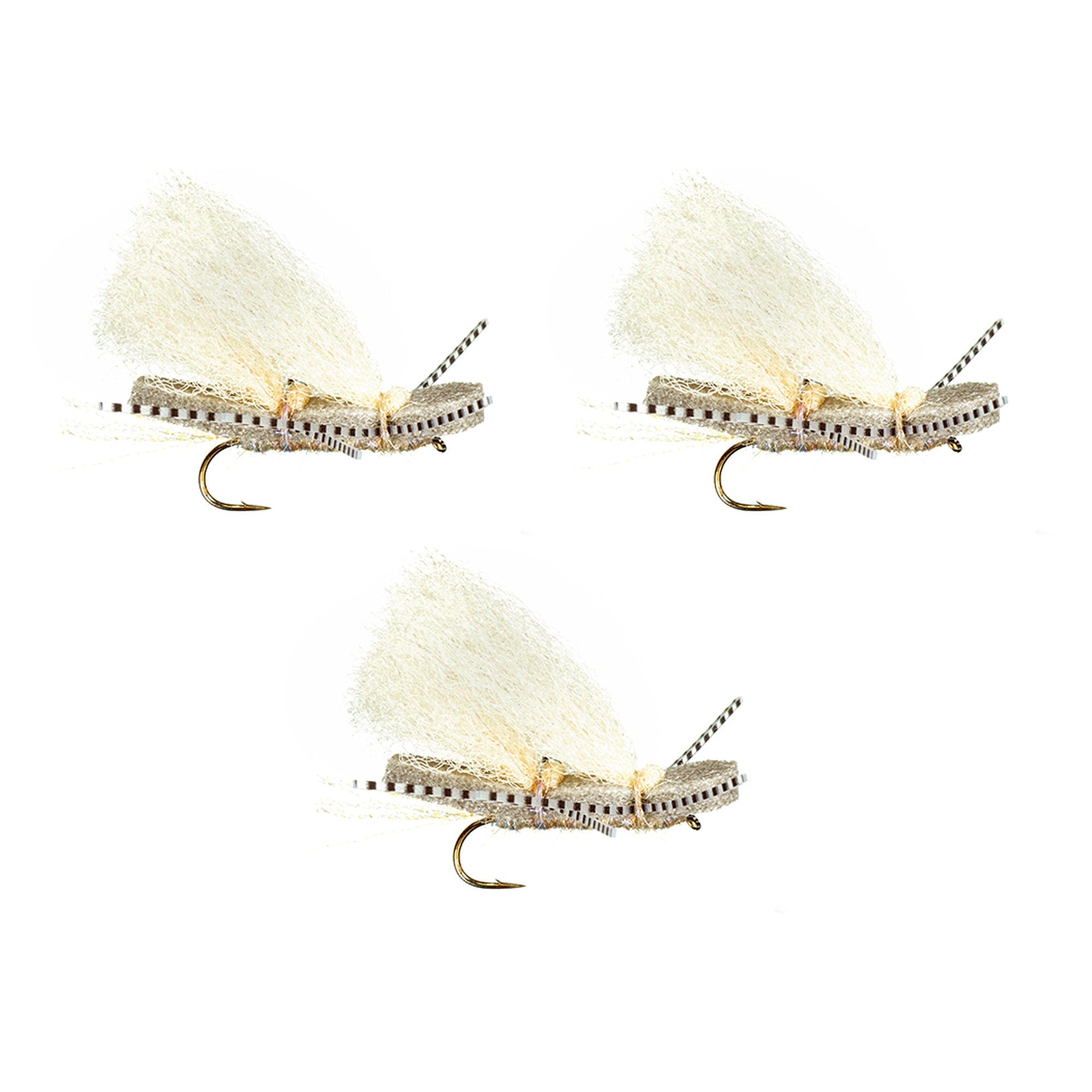 Grey and Tan Chubby Chernobyl Dry Fly