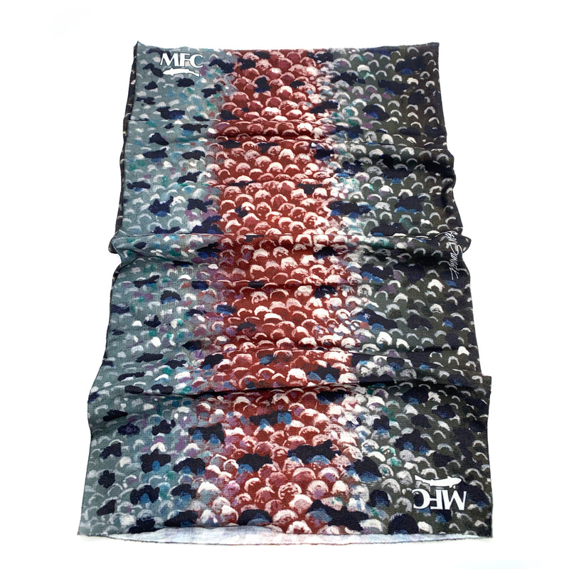 Neck Gaitor Rainbow Trout - Fly Fishing Neck Gaitor