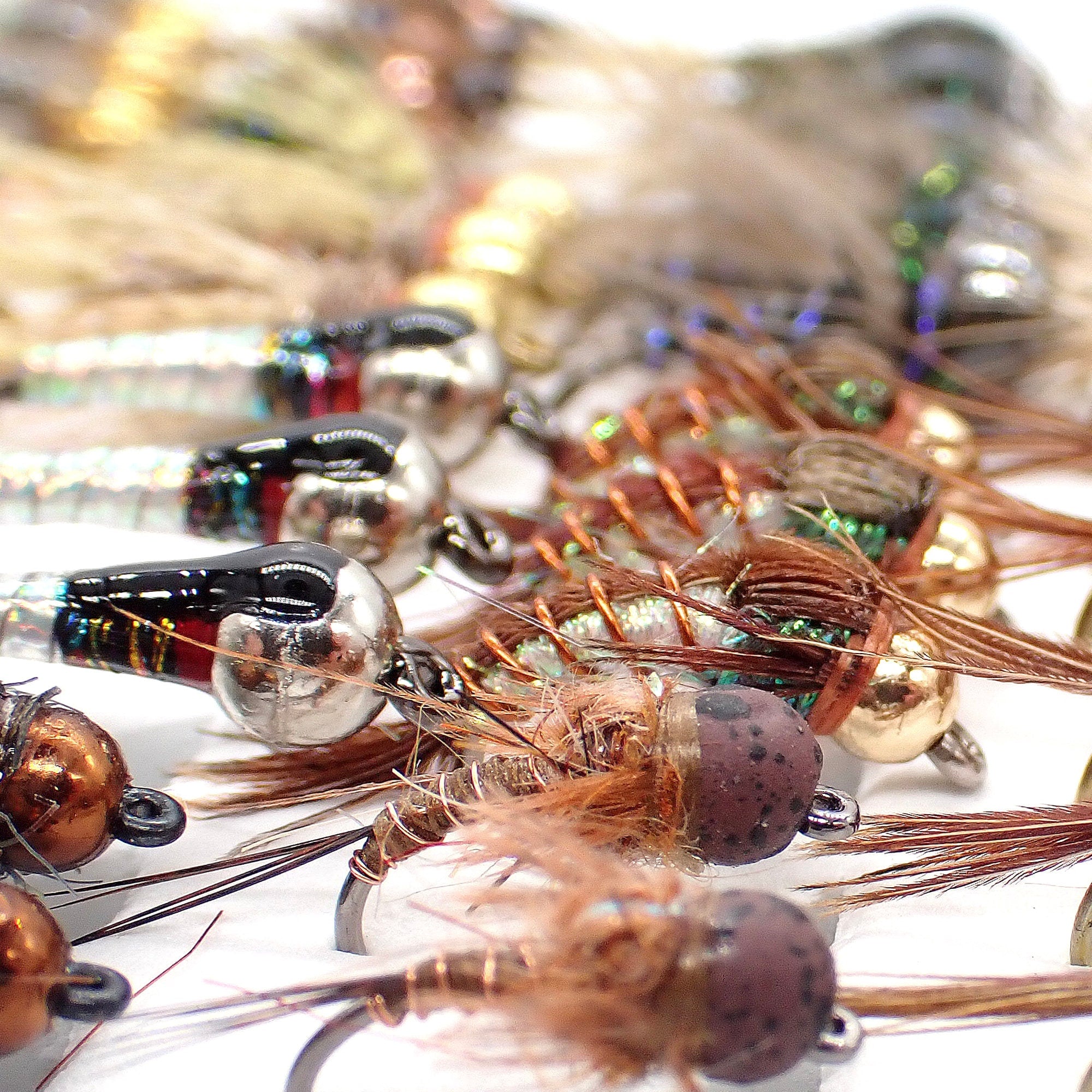Hand Tied Nymph Fly Patterns - Beadhead Nymphs and Wet Flies